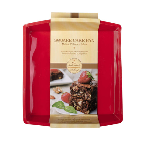 Mrs. Anderson's silicone pan remains flexible and durable for repeated baking