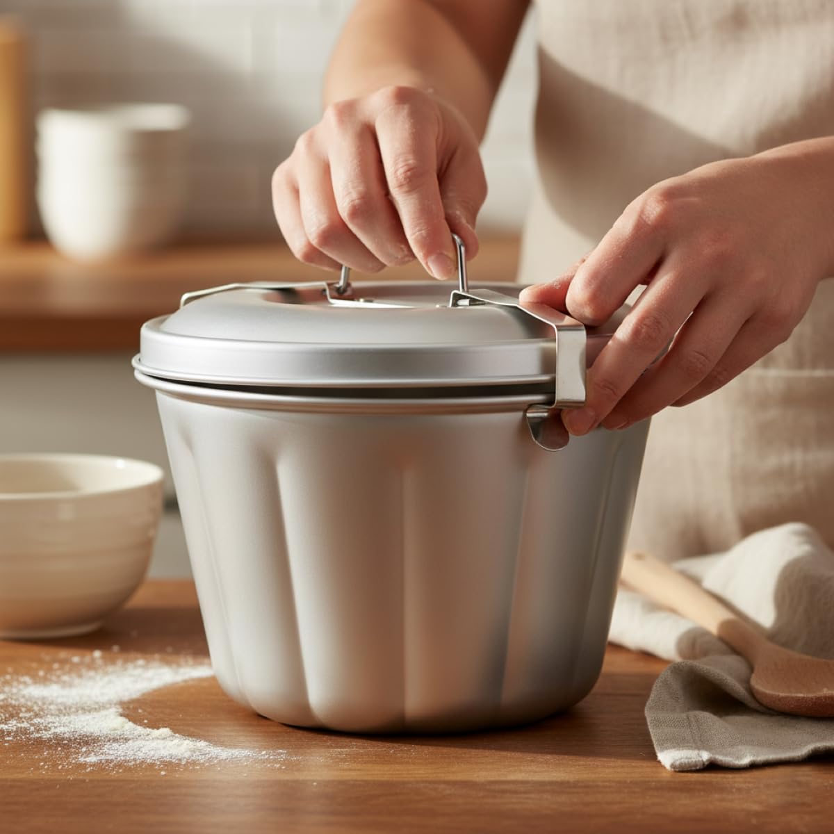 Mrs. Anderson's Baking non-stick surface keeps batter from sticking for quick releases.