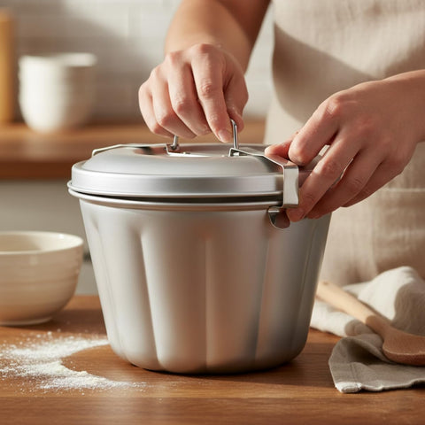 Mrs. Anderson's Baking non-stick surface keeps batter from sticking for quick releases.
