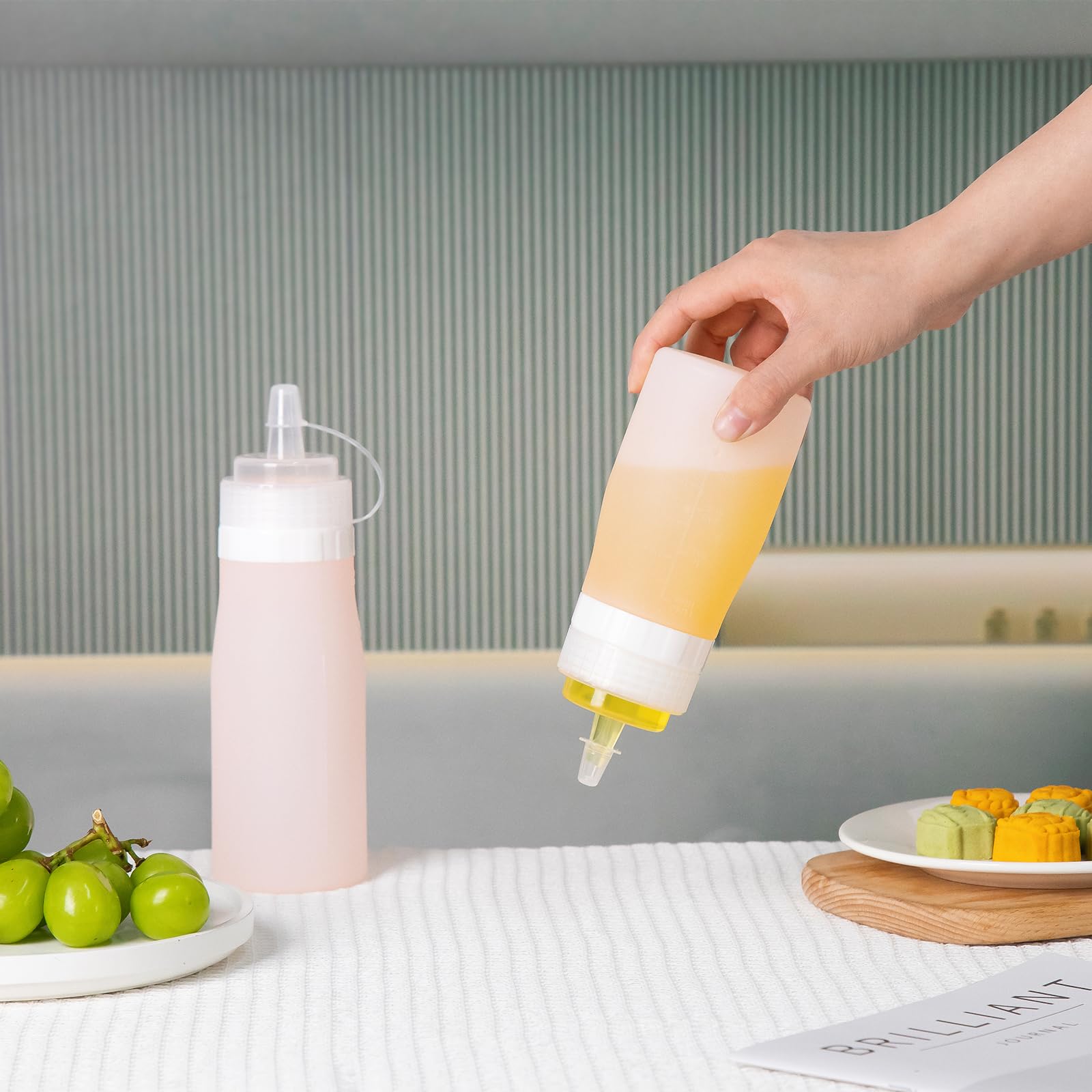 Mrsdry BPA-free bottles provide safe, reusable storage for kitchen ingredients.