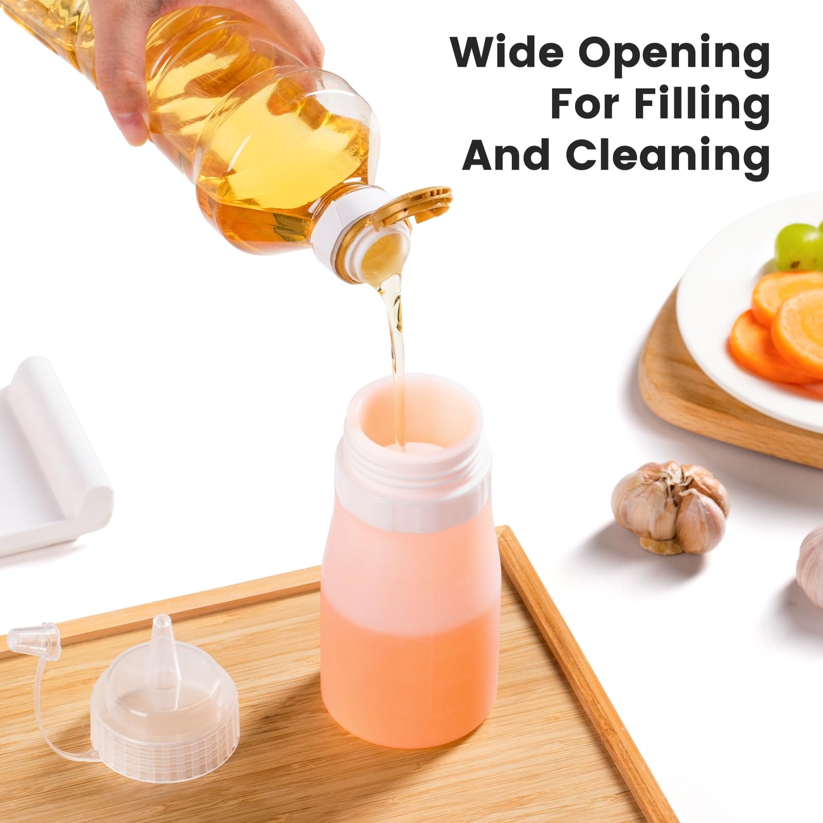 Mrsdry wide opening allows easy filling and cleaning of the bottles.