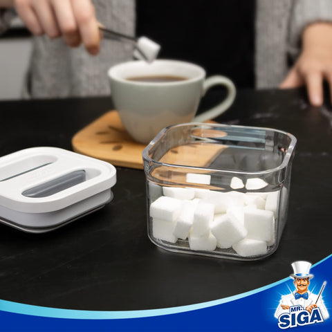 MR.SIGA 12 oz small containers for snacks and spices.