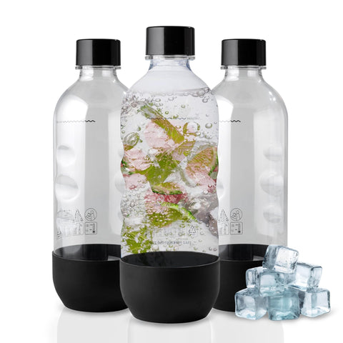 MRX Solutions BPA-free close-up highlights safe, durable 1L carbonating bottle.