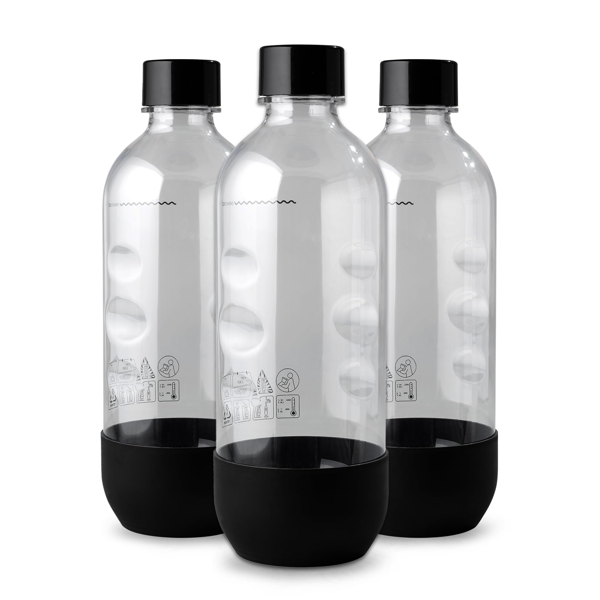MRX Solutions bottle front view confirms SodaStream compatibility for everyday carbonation.