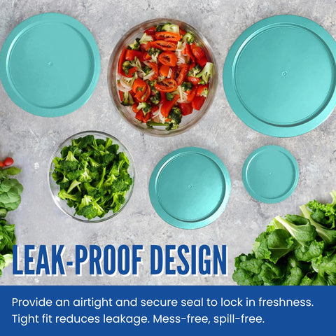 MRX Solutions BPA-free lid for Pyrex containers resists stains and odors.