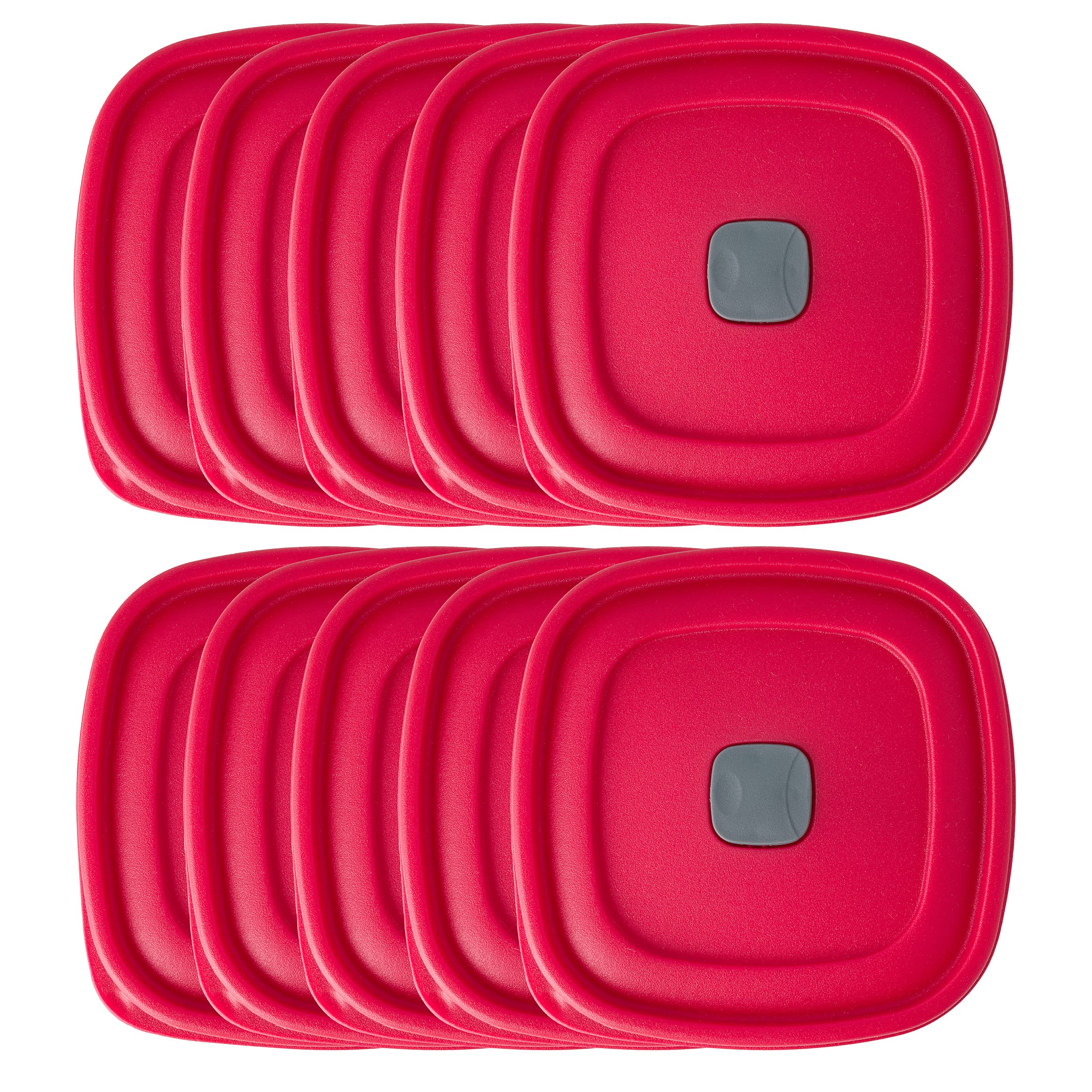 MRX Solutions vented lid fits 3-,5-,7-cup Rubbermaid containers for microwave reheating