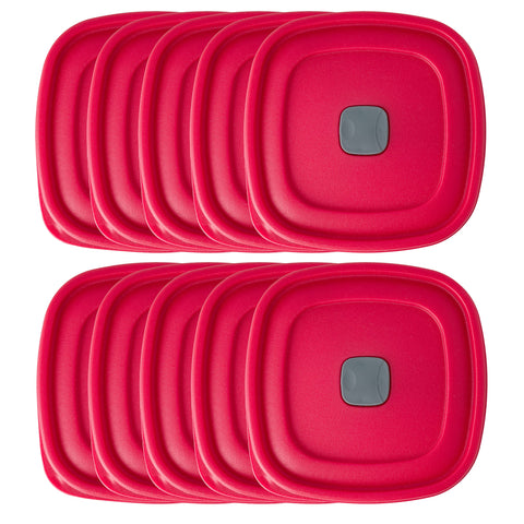 MRX Solutions vented lid fits 3-,5-,7-cup Rubbermaid containers for microwave reheating