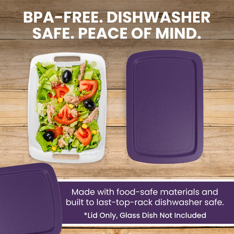 MRX Solutions Pyrex lid designed for the longer 16.25-inch dish.