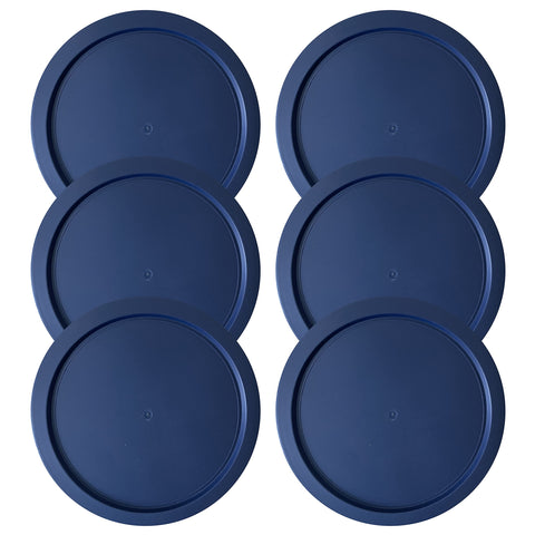 MRX Solutions Pyrex blue replacement lid for 4-cup bowls provides a secure, fresh seal