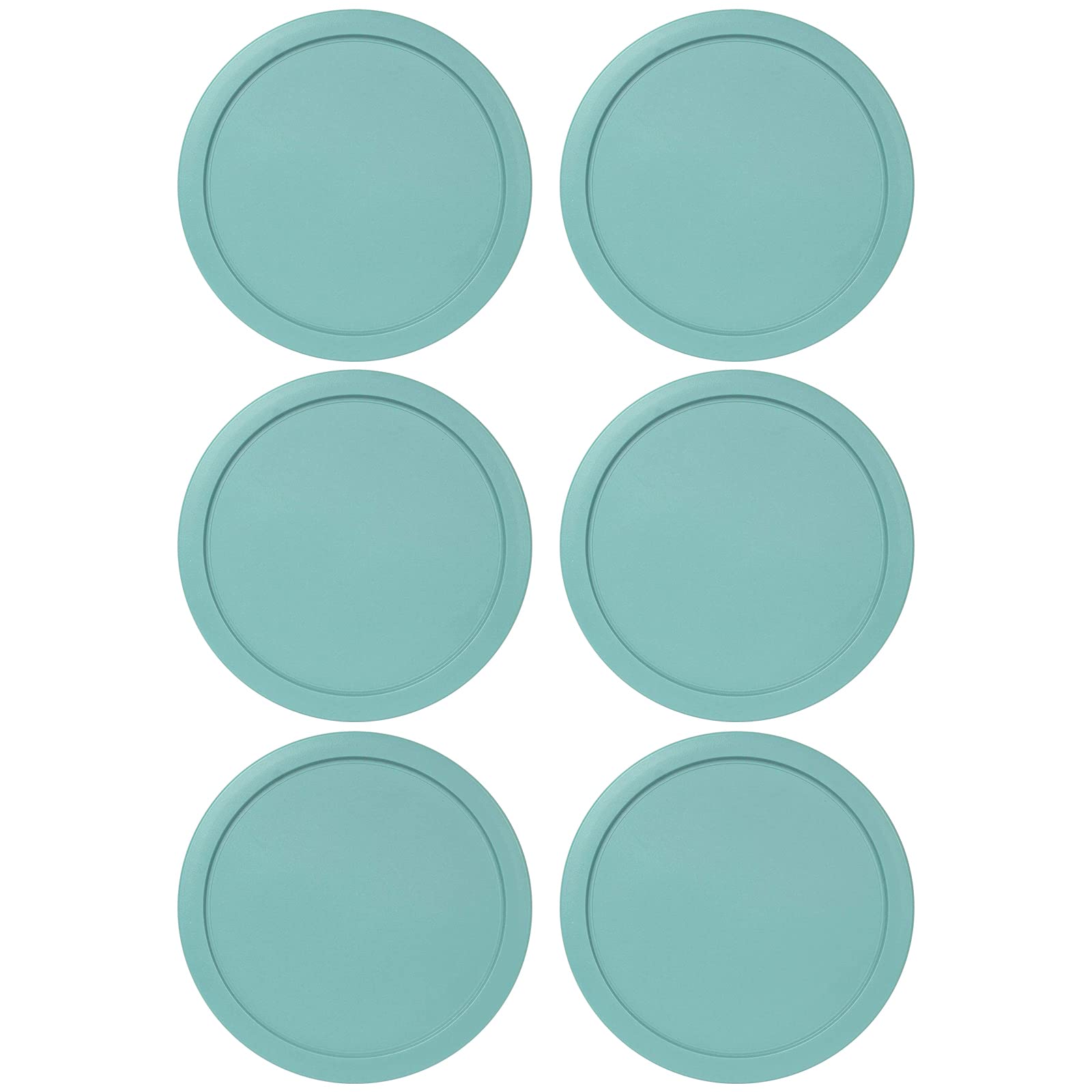 MRX Solutions turquoise 6 inch lid fitting Pyrex bowls seals freshness