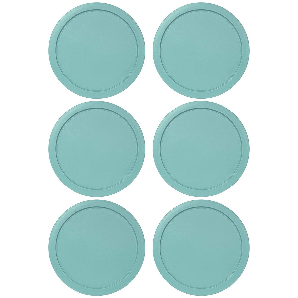 MRX Solutions turquoise 6 inch lid fitting Pyrex bowls seals freshness
