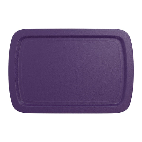 MRX Solutions Pyrex lid for 9x13 C233 in purple covers leftovers and prevents spills.