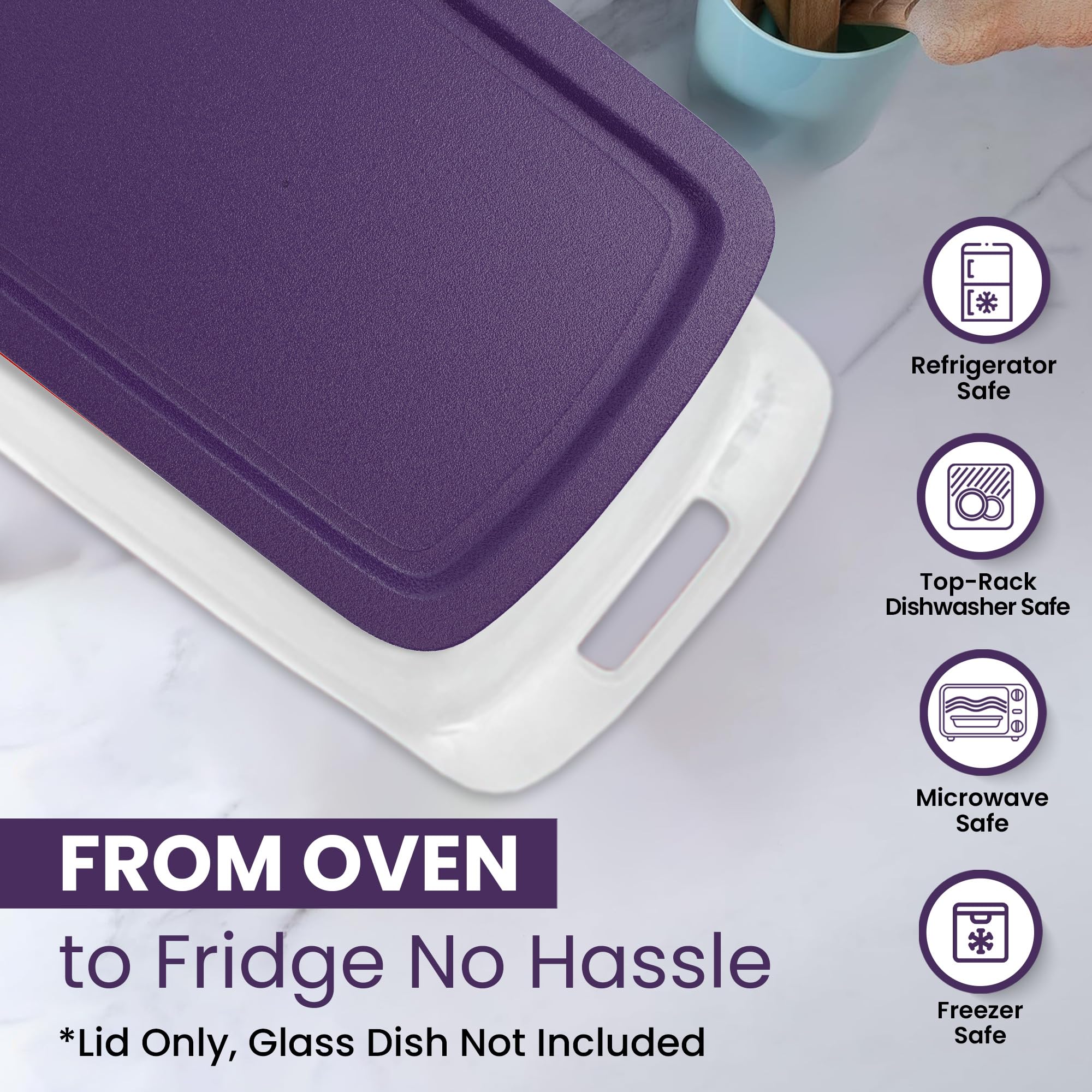 MRX Solutions lid is top-rack dishwasher-safe for effortless cleaning.