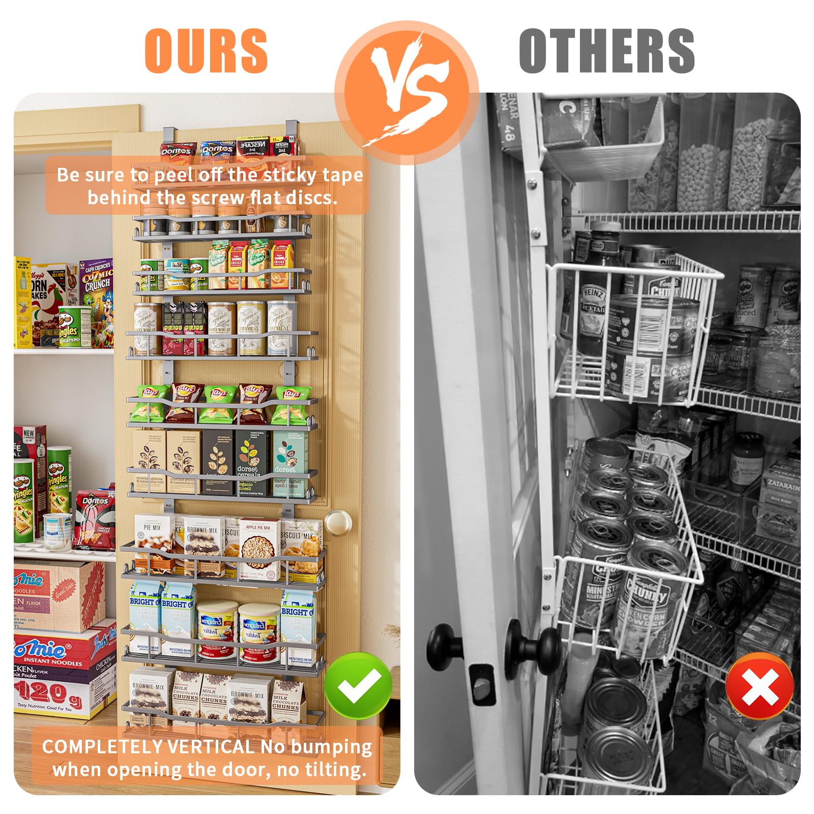 MSERCUOR door-compatibility and non-drill design suits many doors.