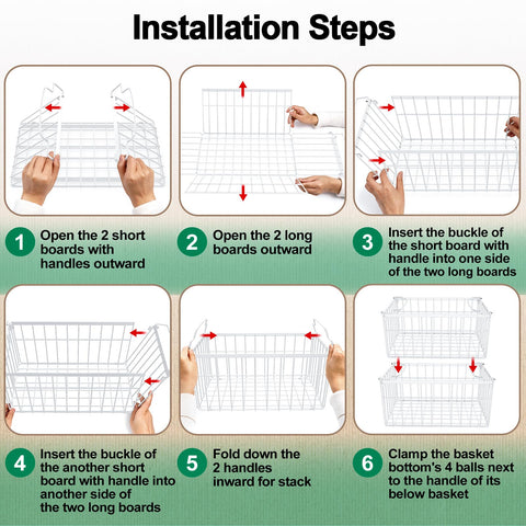 MSERCUOR baskets with handles simplify lifting and rearranging items