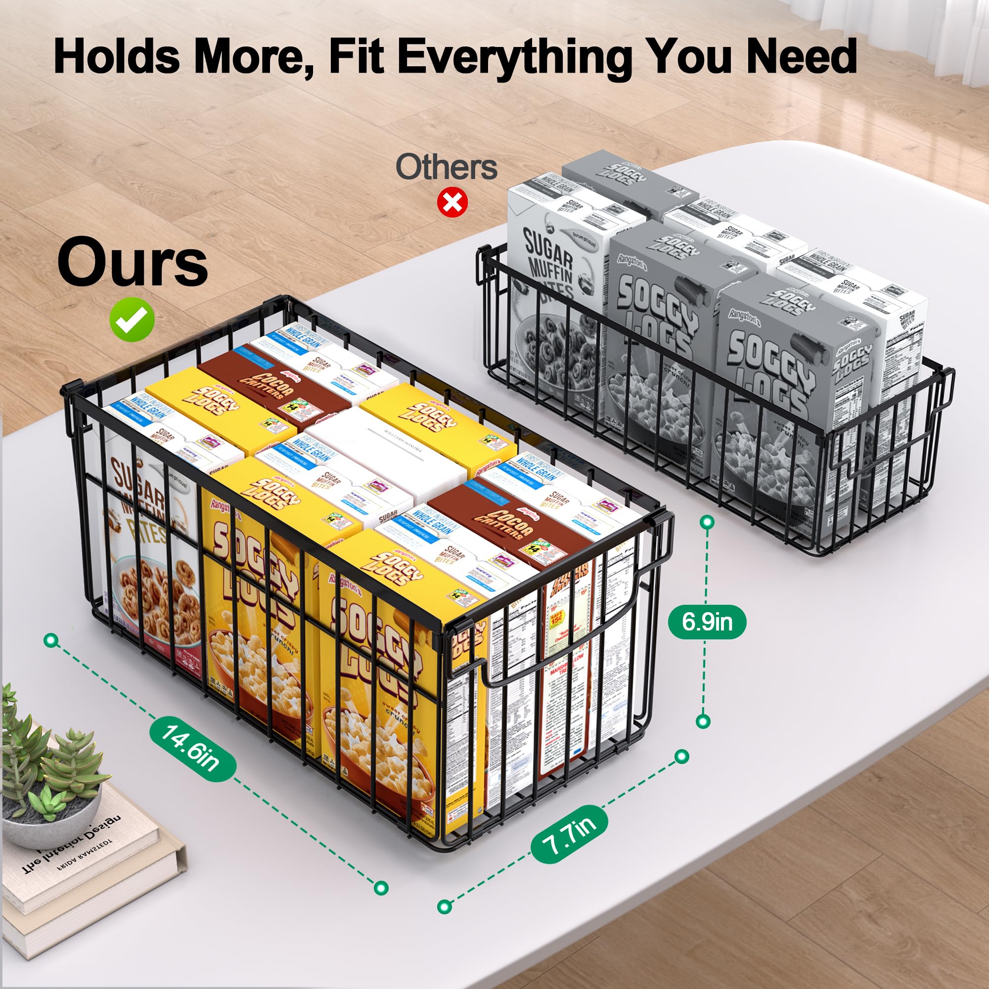 MSERCUOR foldable-handle bin for compact storage when not in use.