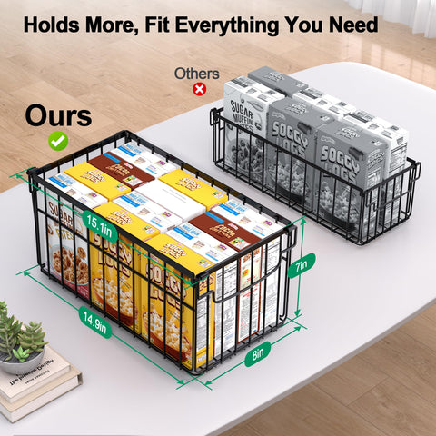 MSERCUOR freezer-bin foldable handles provide easy lifting and compact storage when not in use.