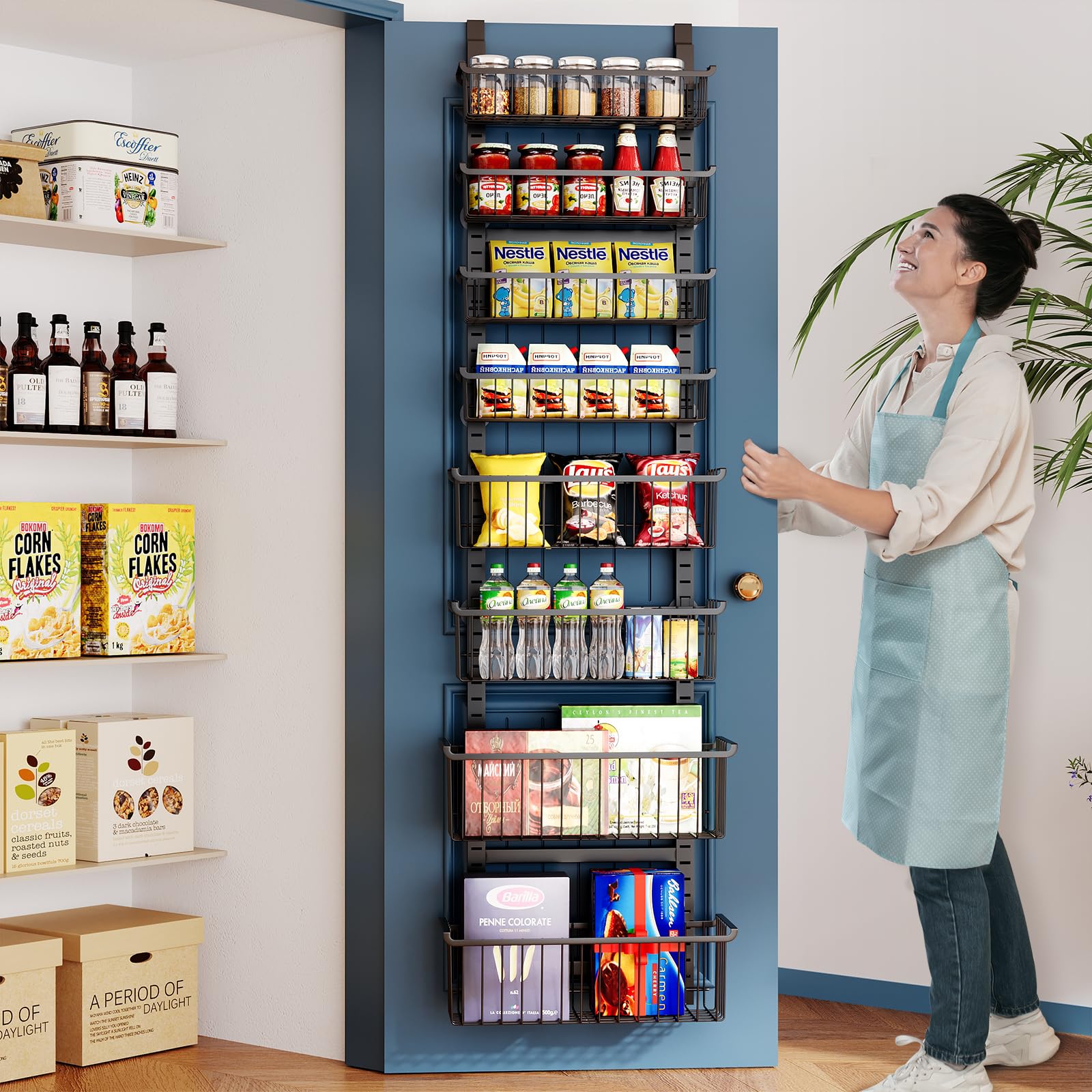 MSERCUOR laundry room storage rack creating extra vertical space