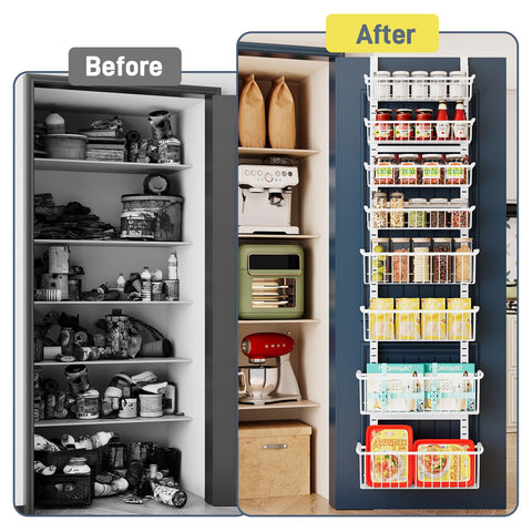 MSERCUOR versatile organizer for kitchen, laundry, and bath.