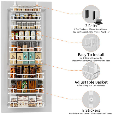 MSERCUOR rust-resistant metal frame supports heavy items in busy kitchens