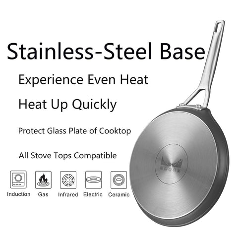 MsMk 4mm stainless base delivers fast, even heating across the surface.
