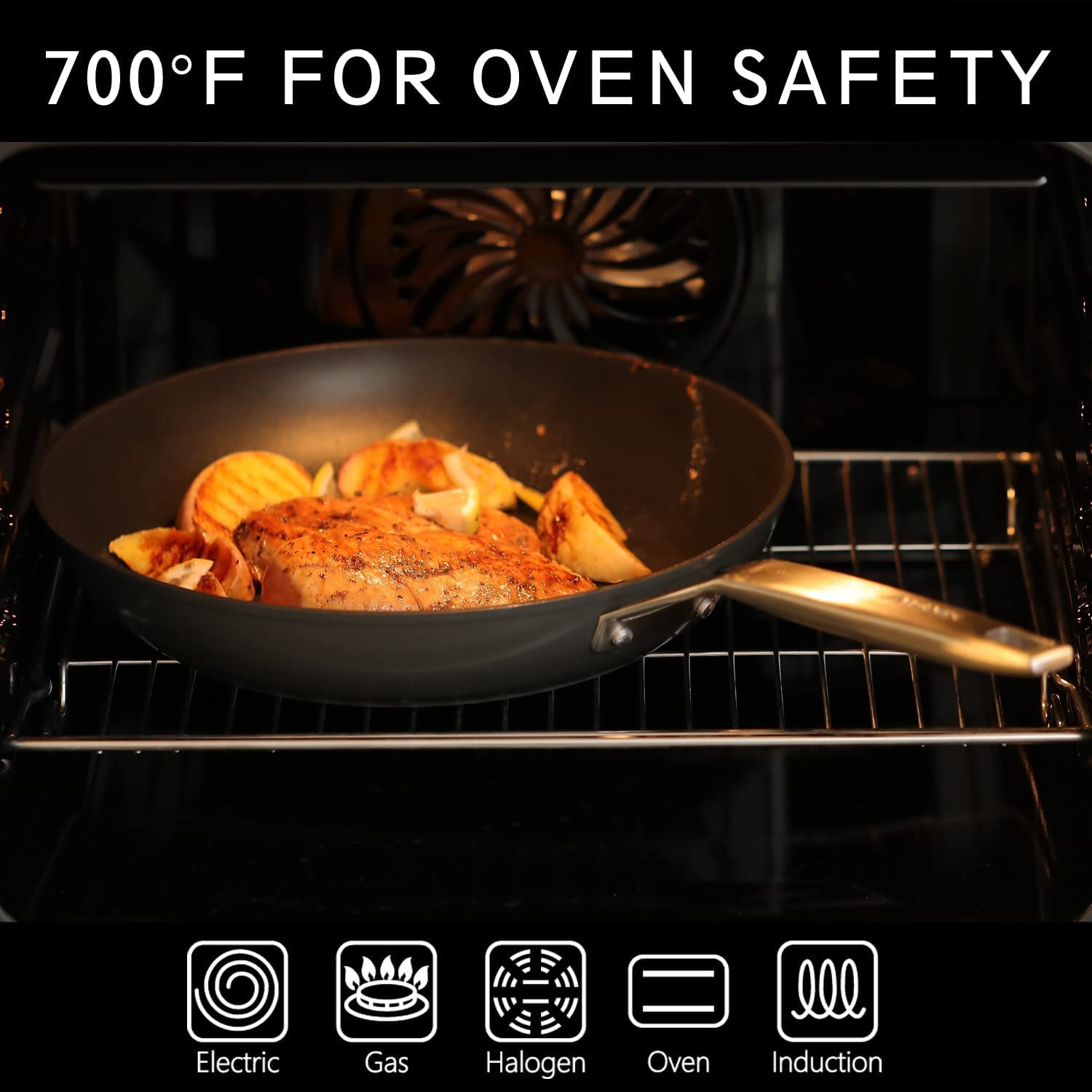 MsMk 7-inch egg pan dishwasher-safe for easy cleanup.