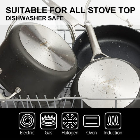 MsMk PFOA-free, nickel-free coating for safer everyday cooking.