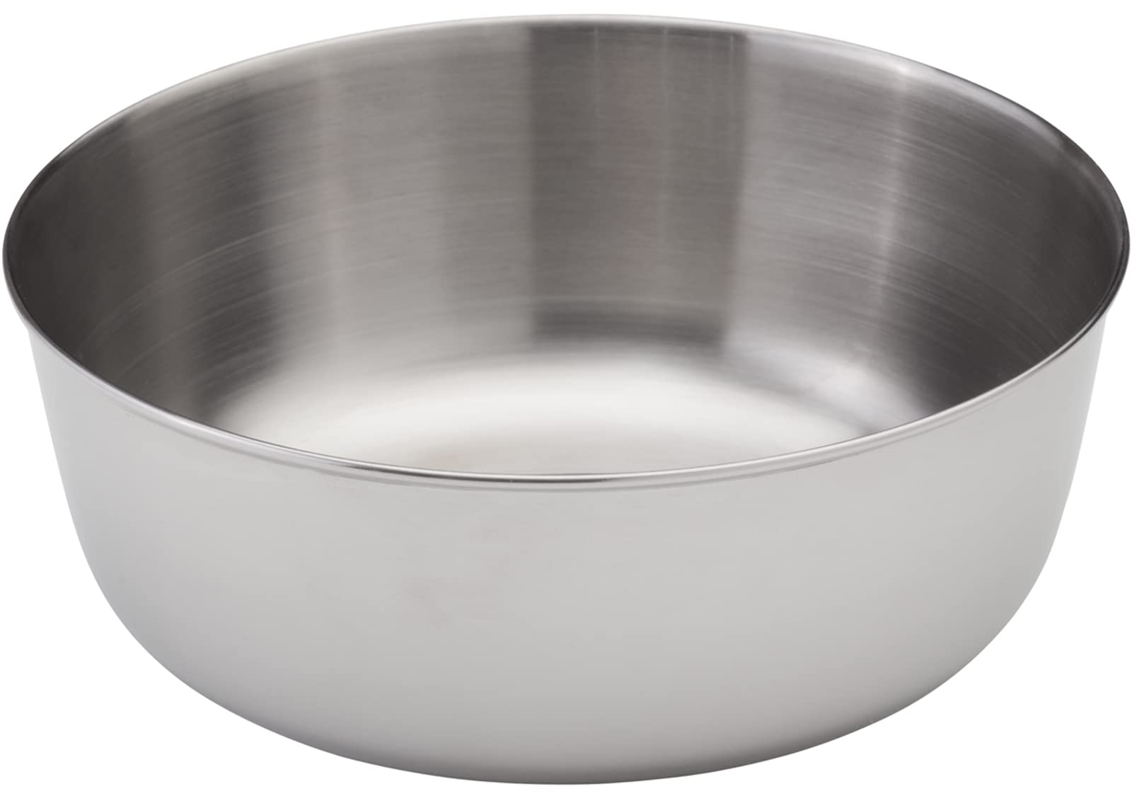 MSR Alpine stainless steel nesting bowl, front view, rugged campware for durable meals.
