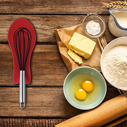MSY BIGSUNNY silicone spoon rest long handle design supports lifting utensils safely.