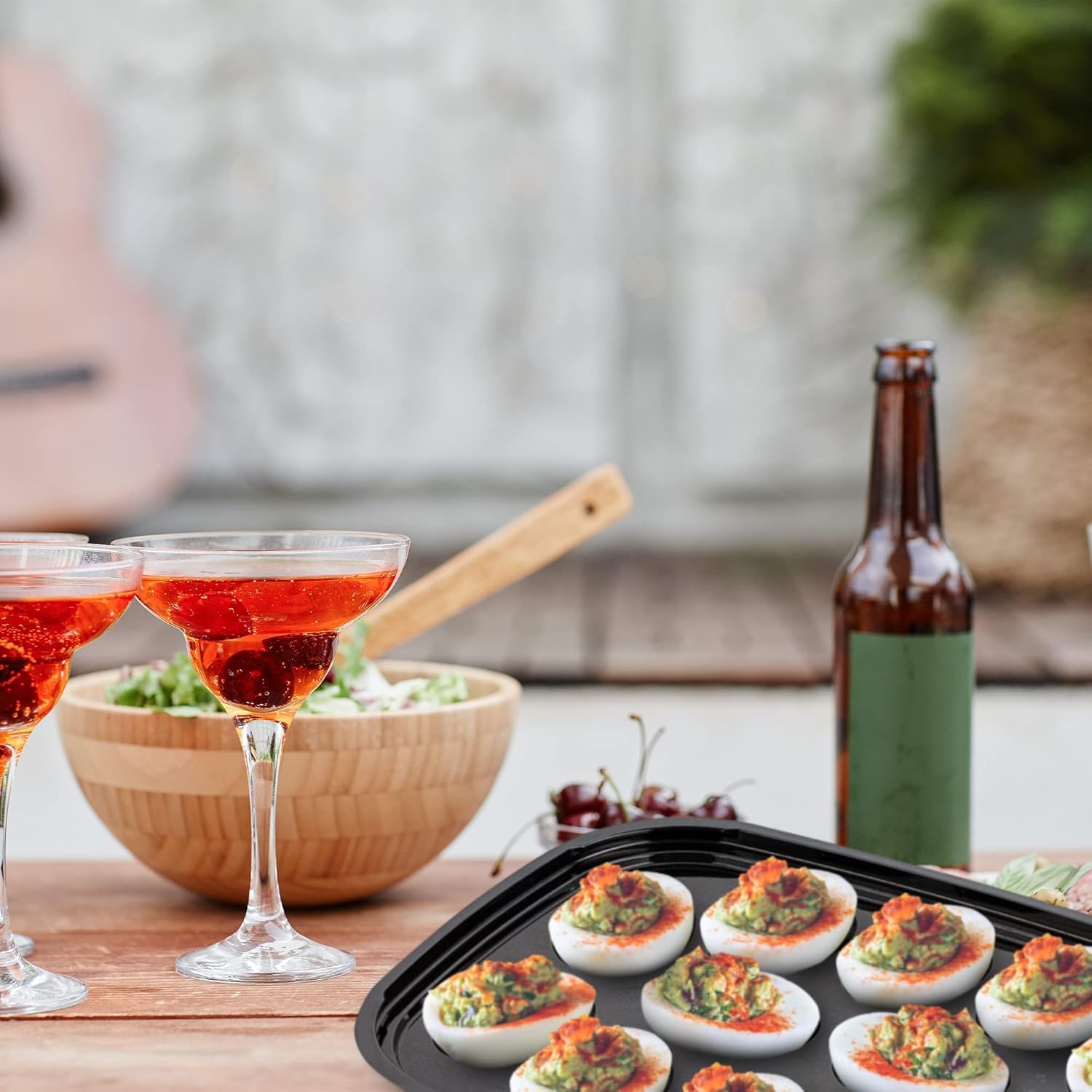 MT Products USA-made deviled egg container emphasizes sturdy design