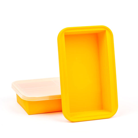 MT.BAY silicone 6-cup freezer container ready for leftovers.