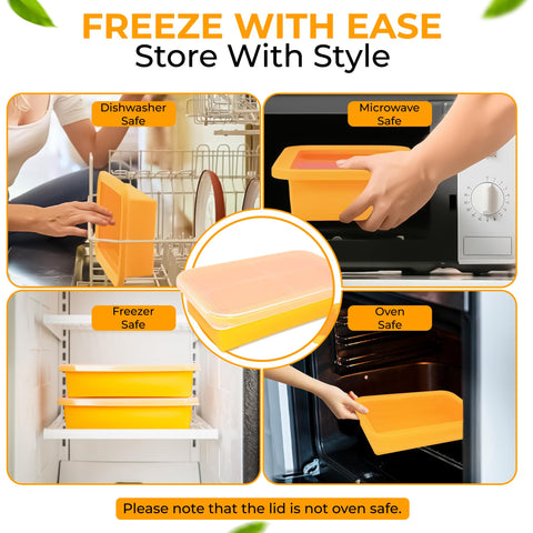 MT.BAY stackable design saves fridge and freezer space.