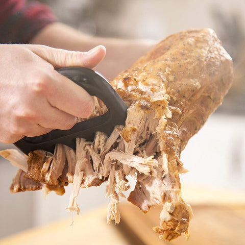 MTNZXZ meat claws shred pork and chicken quickly with minimal mess.