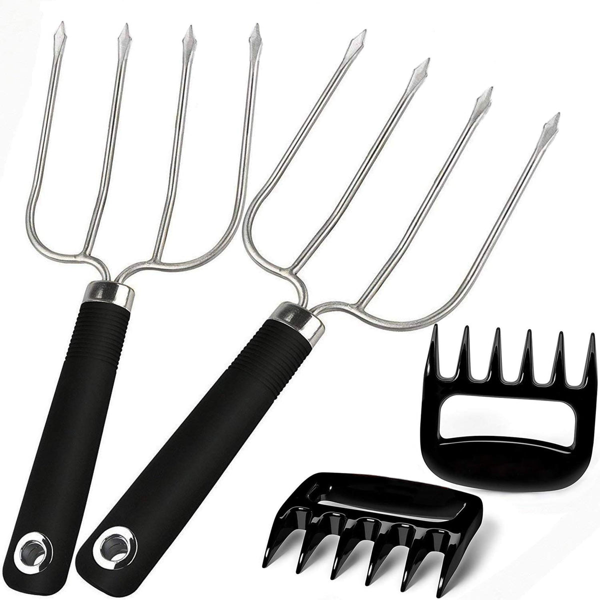 MTNZXZ turkey lifter forks set eases lifting and carving for juicy roasts.