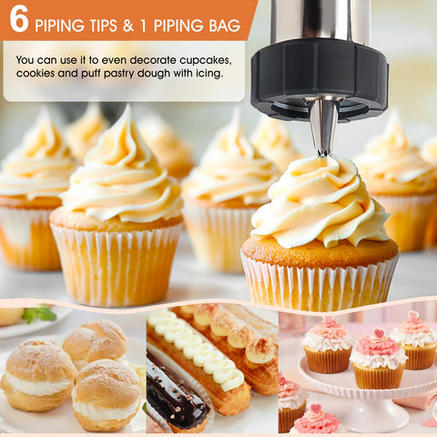 MTOGALT hollow churro design enables easy filling