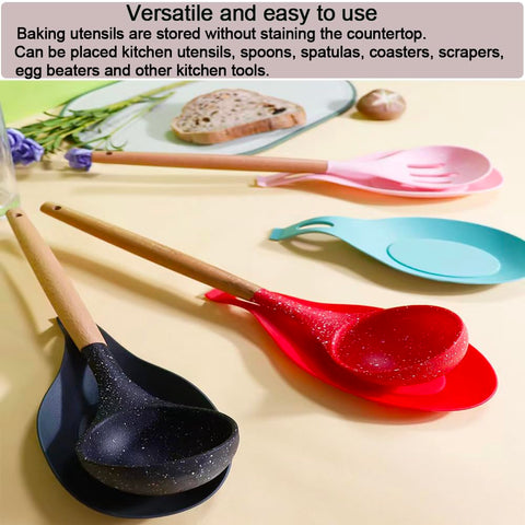 MTOMDY color options spoon rest complements varied kitchen decor.
