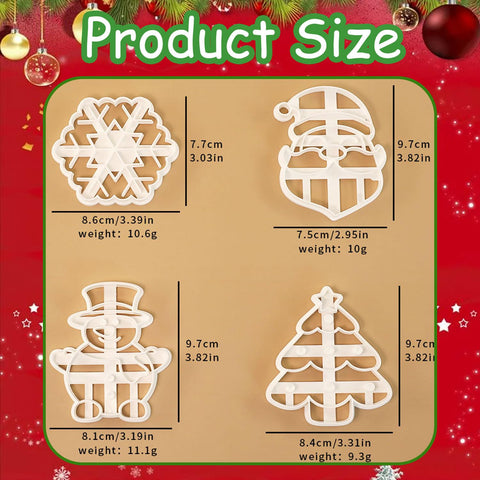 Mtruil christmas tree 3D cookie cutter for dimensional cookies