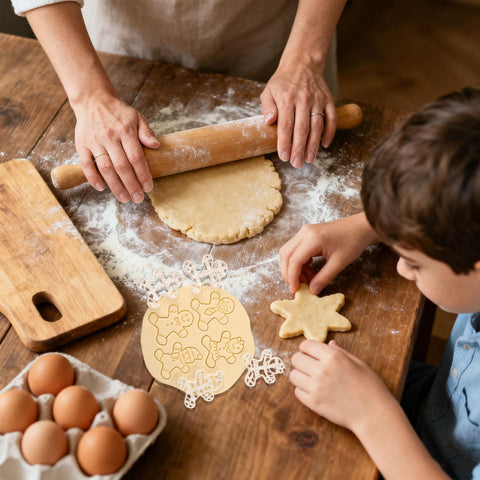 Mtruil flexible plastic design eases dough release without distortion