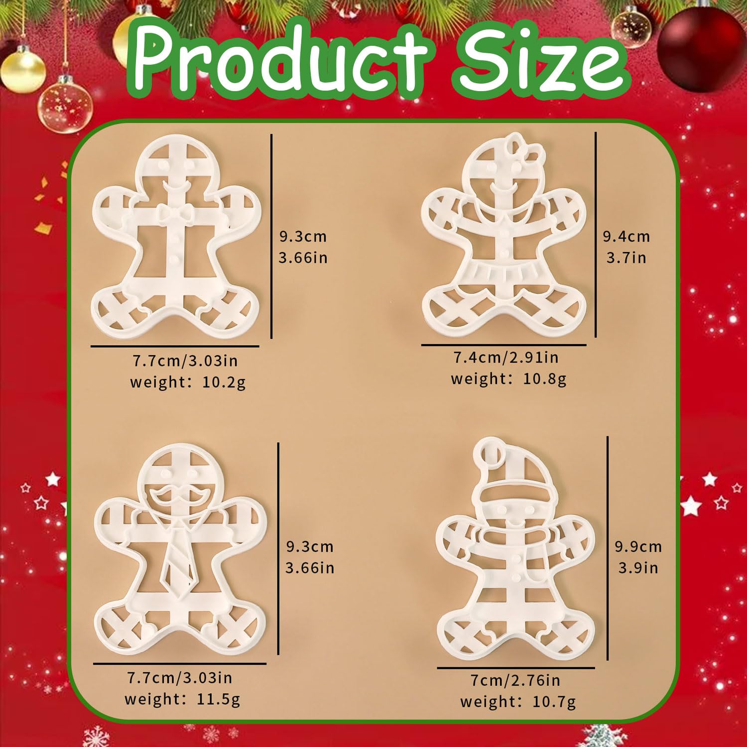 Mtruil ornament ball shapes help you craft coordinated cookie displays for holidays