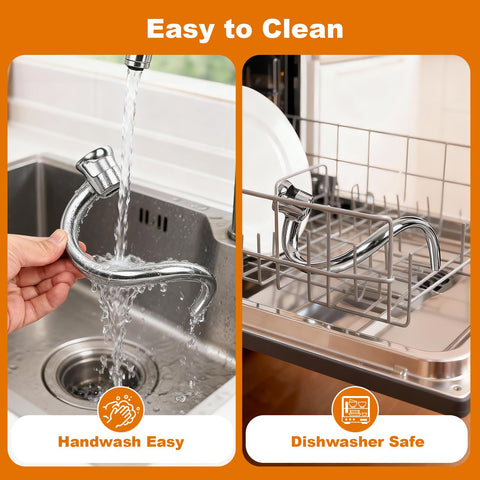 Easy-clean surface reduces dough sticking for faster hand-washing.