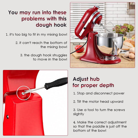 Paddle attachment in use with KitchenAid mixer for thorough mixing