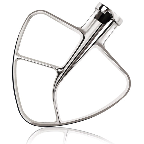 Mttobo K45B stainless steel flat beater in action for even cookie dough mixing with consistent texture