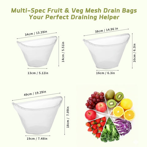 MTZK bowl-shaped nylon cheese cloth bag size L for dumpling fillings.
