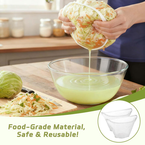 MTZK reusable nylon bag suitable for straining grains and herbs.