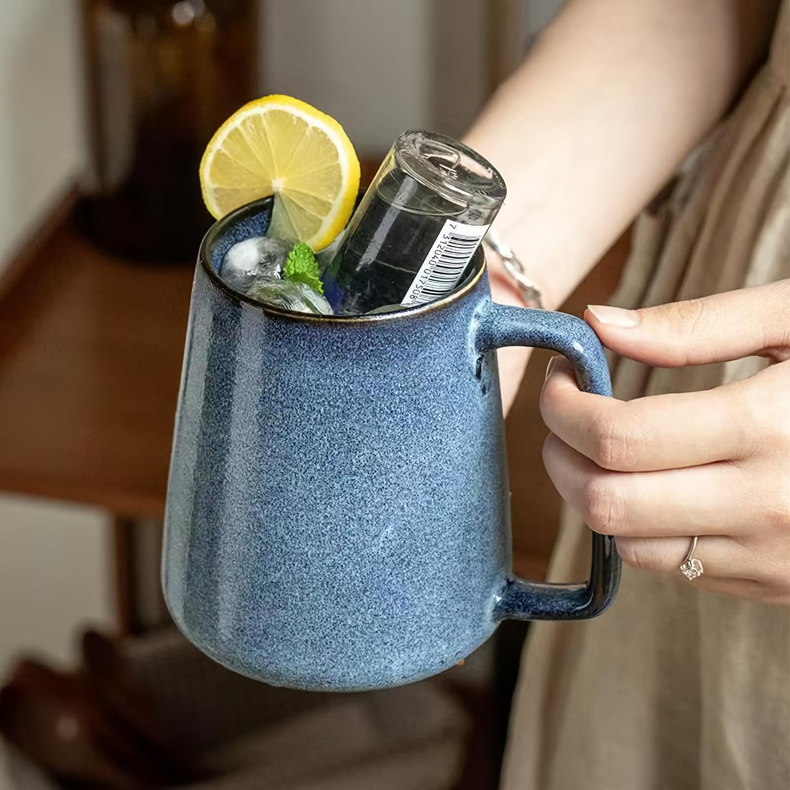 Mualuwi mug dishwasher safe for easy cleaning.