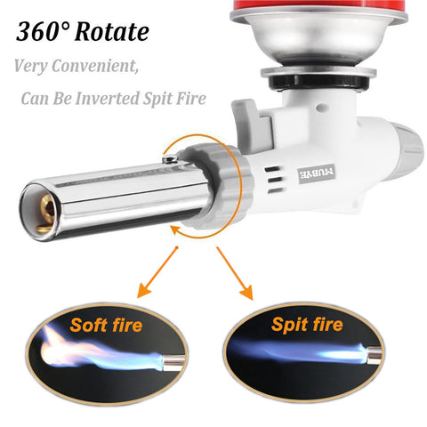 MUBYE creme-brulee torch focusing even caramelization on desserts