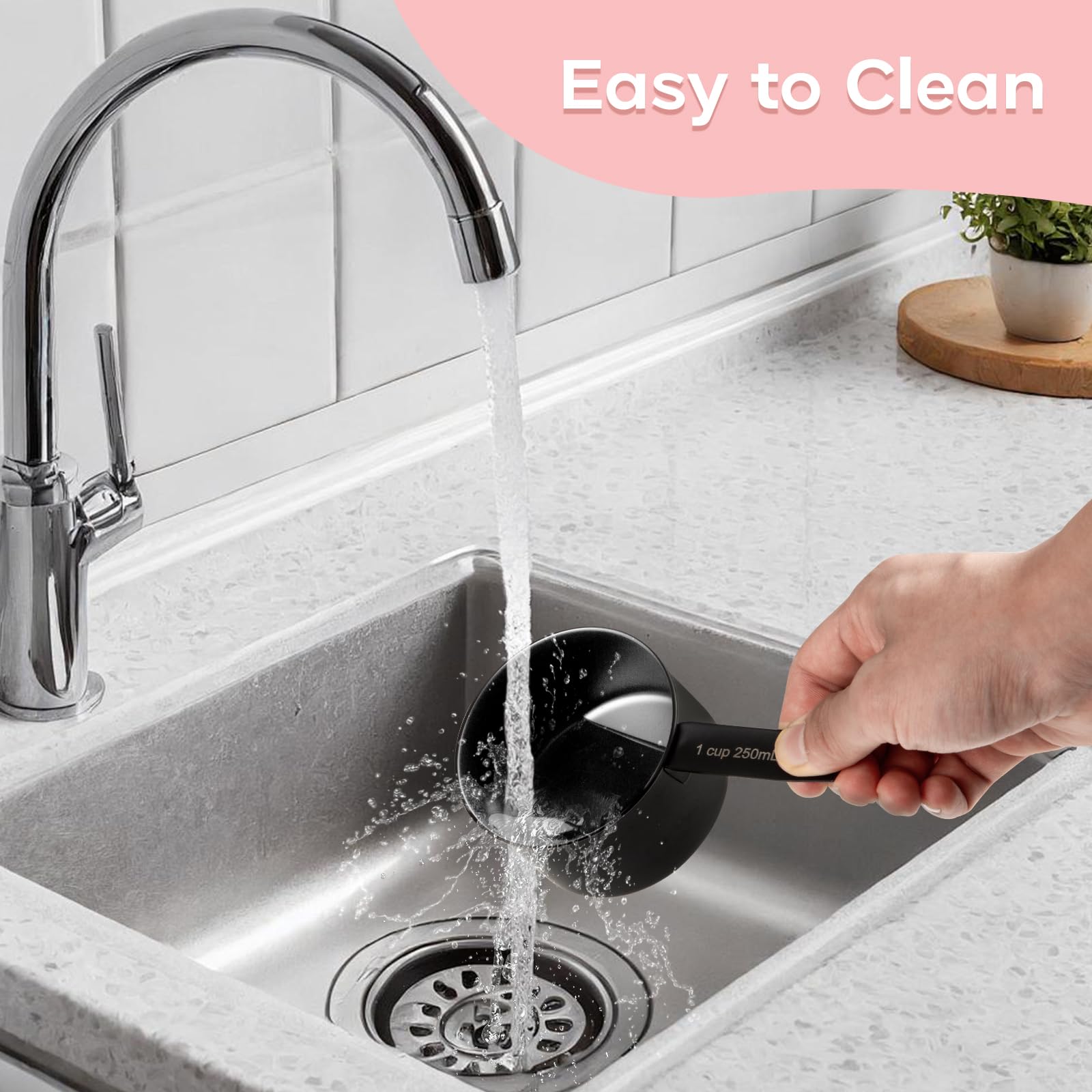 Muchtolove ring-connected spoons for easy retrieval during busy cooking.