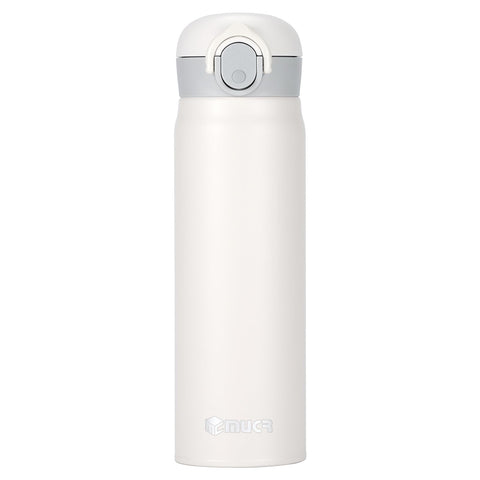 MUCR 17 oz insulated bottle front view keeps drinks steady on the move.