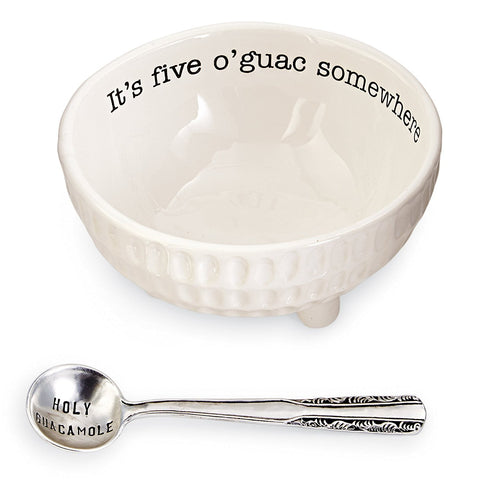 Mud Pie Circa guacamole dip cup with dimple texture, ideal for entertaining