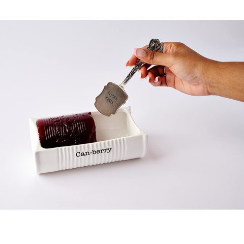 Mud Pie vintage silver-plated spatula adds classy serving flair.